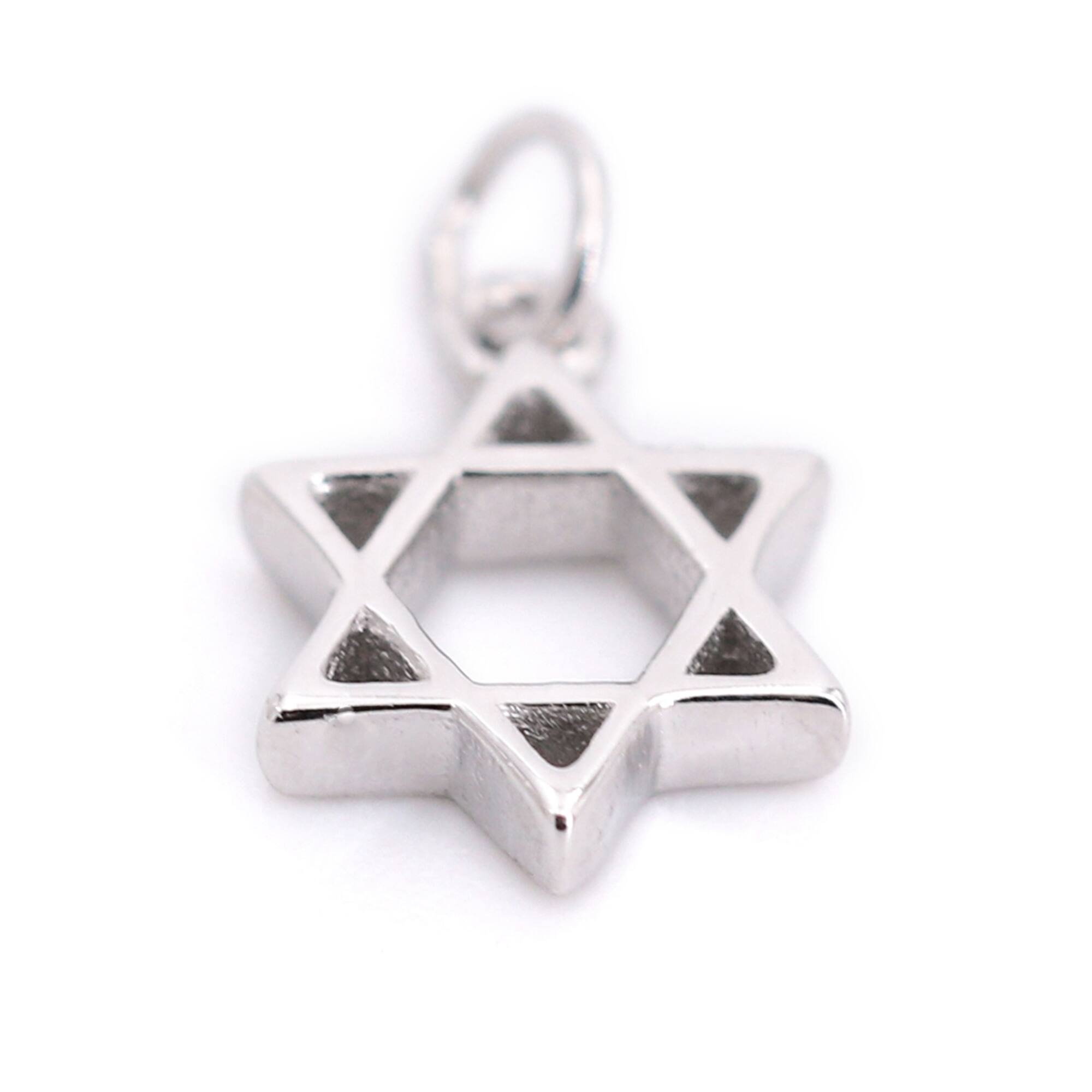 Sterling Silver Star of David Icon Charm by Bead Landing™